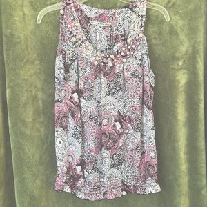 Signature by Larry Levin Top Size Medium